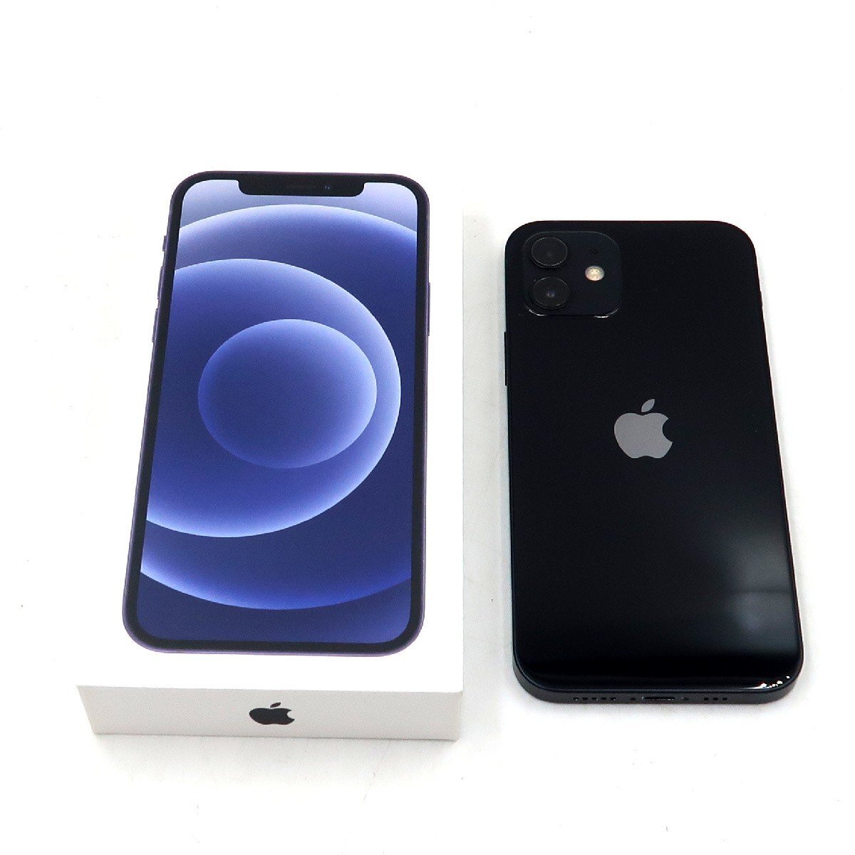 ◇【au/Apple】iPhone 12 64GB SIMロック解除済 MGHN3J/A スマートフォン ブラック
