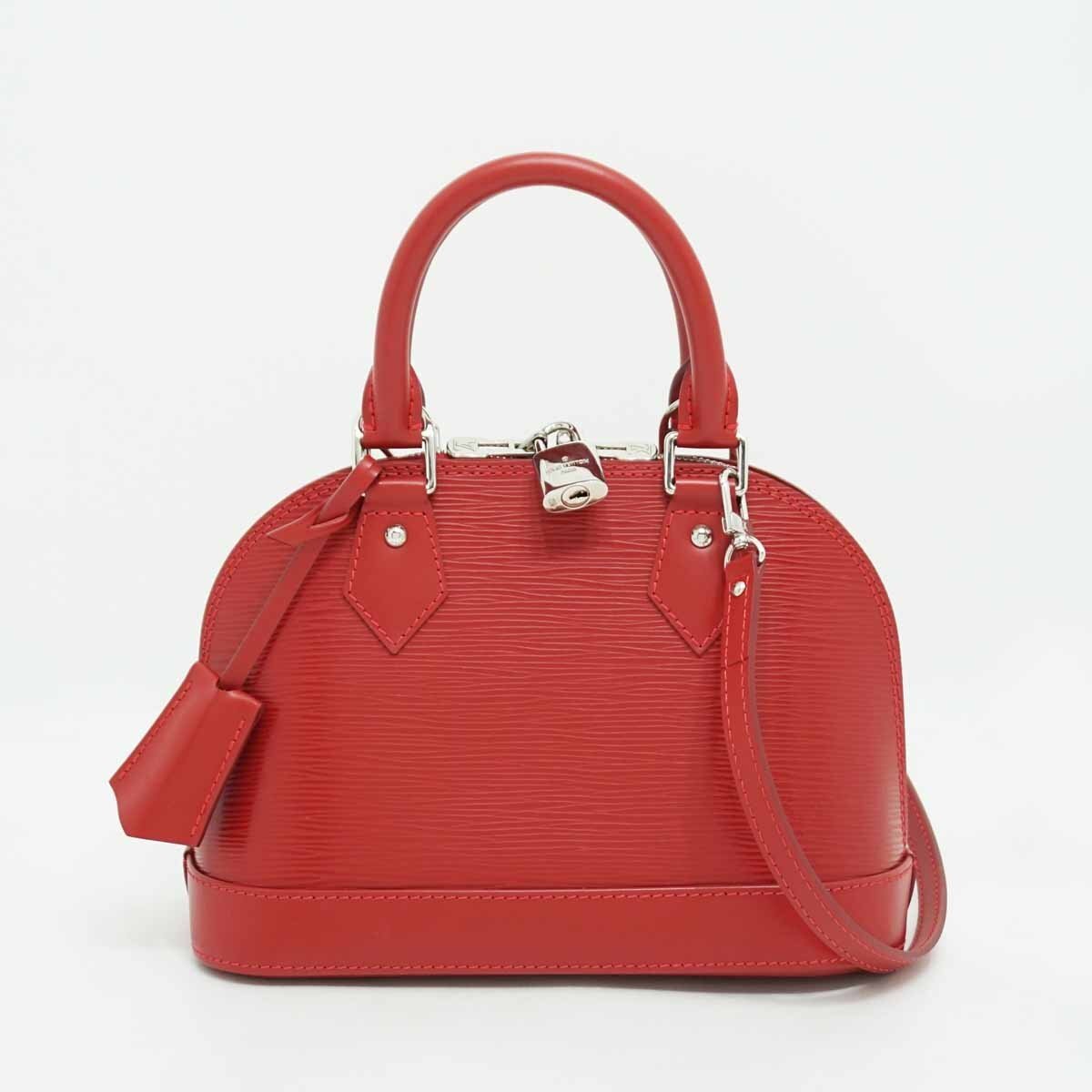 ◇美品【LOUIS VUITTON ルイ・ヴィトン】アルマBB M40850 ハンドバッグ エピ/カーマイン