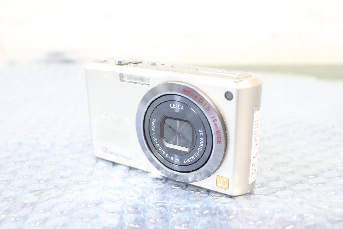 ☆【1H0324-7】 Panasonic パナソニック コンパクトデジタルカメラ DMC-FX100 LUMIX 12 MEGA PIXELS ジャンク