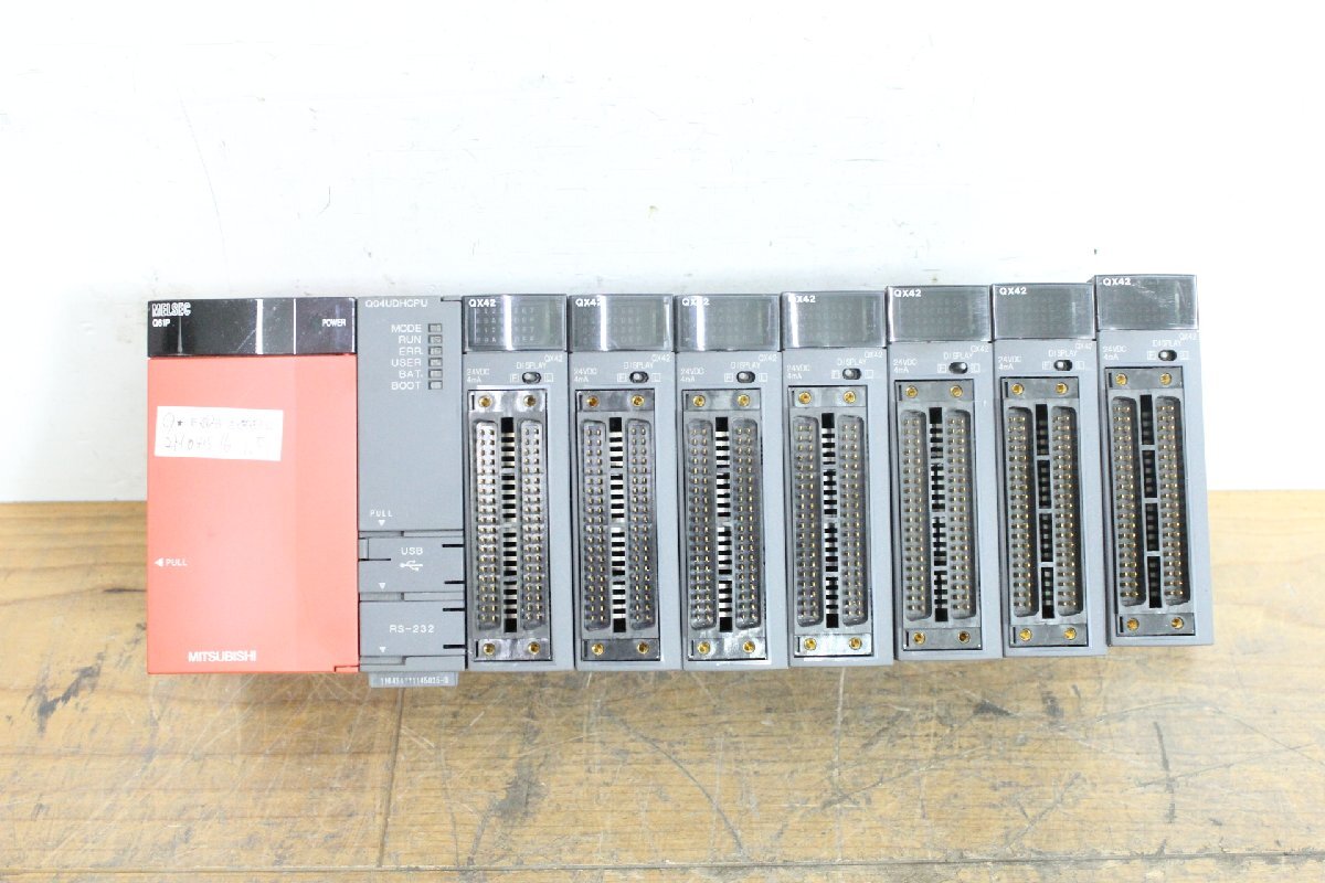 ☆【2H0415-16】 MITSUBISHI 三菱電機 シーケンサー Q04UDHCPU Q61P 他 9台セット 動作保証