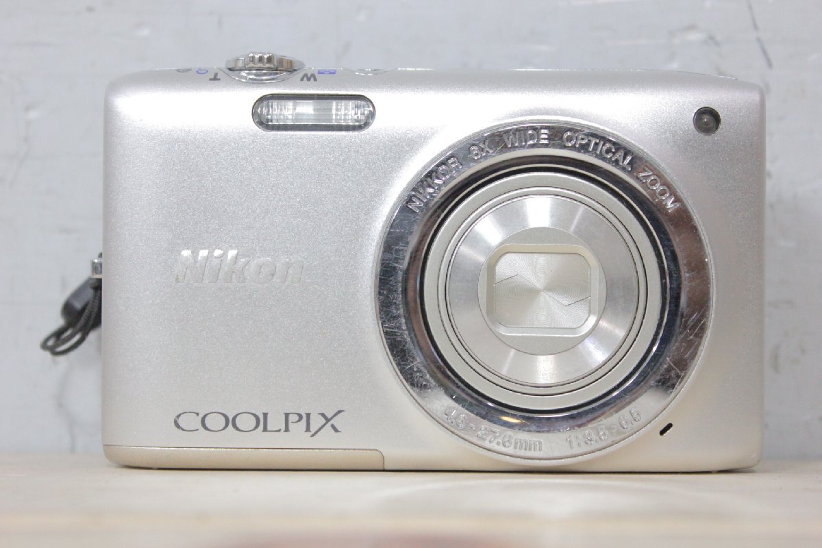 ☆【1H0415-9】 Nikon ニコン コンパクトデジタルカメラ S2700 COOLPIX 4.6-27.6mm 1:3.5-6.5 ジャンク
