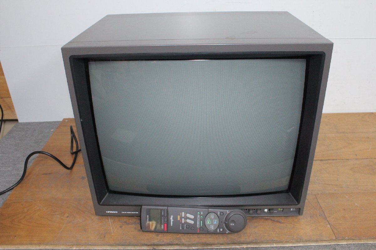 ☆【1W0410-1】 HITACHI 日立 カラービデオモニター CT-2151 100V ジャンク