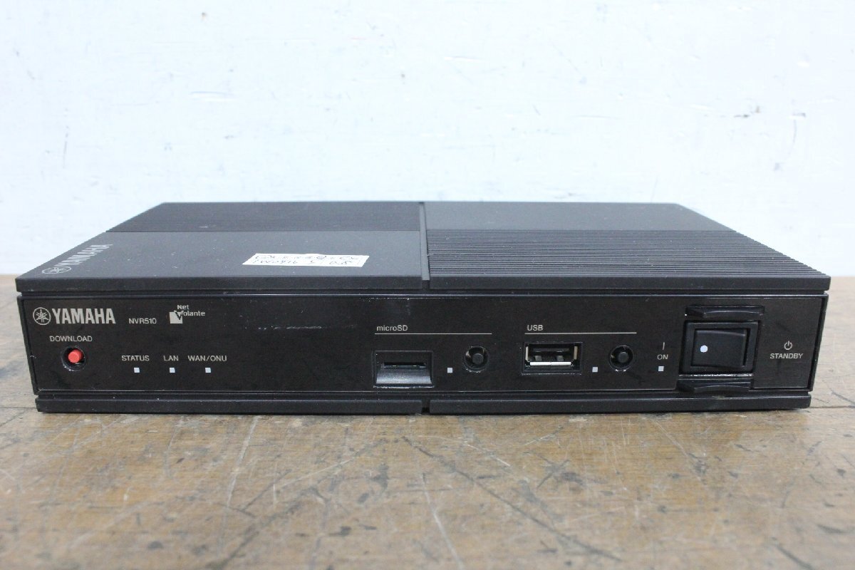 ☆【1W0416-5】 YAMAHA ヤマハ ギガアクセスVoIPルーター NVR510 12V ジャンク　