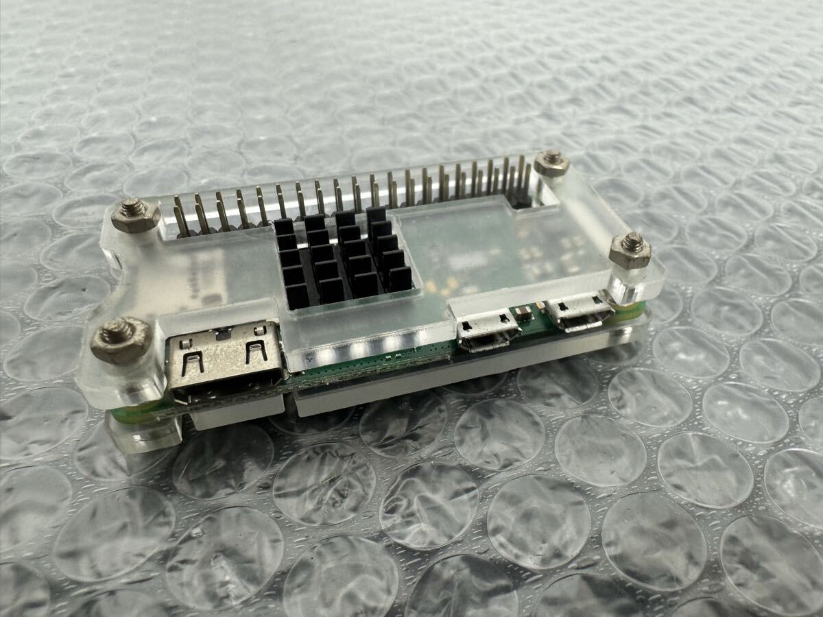 Raspberry Pi Zero W V1.1 本体 無線LAN搭載 ケース・ヒートシンク付 通電確認済　　ラズベリーパイ　ゼロ　ラズパイ