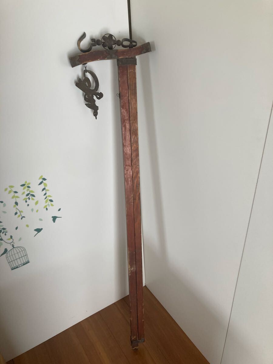 アンティーク 自在鉤 じざいかぎ 全長130 囲炉裏 レトロ 骨董 鍋 鉄瓶掛け 調理器具