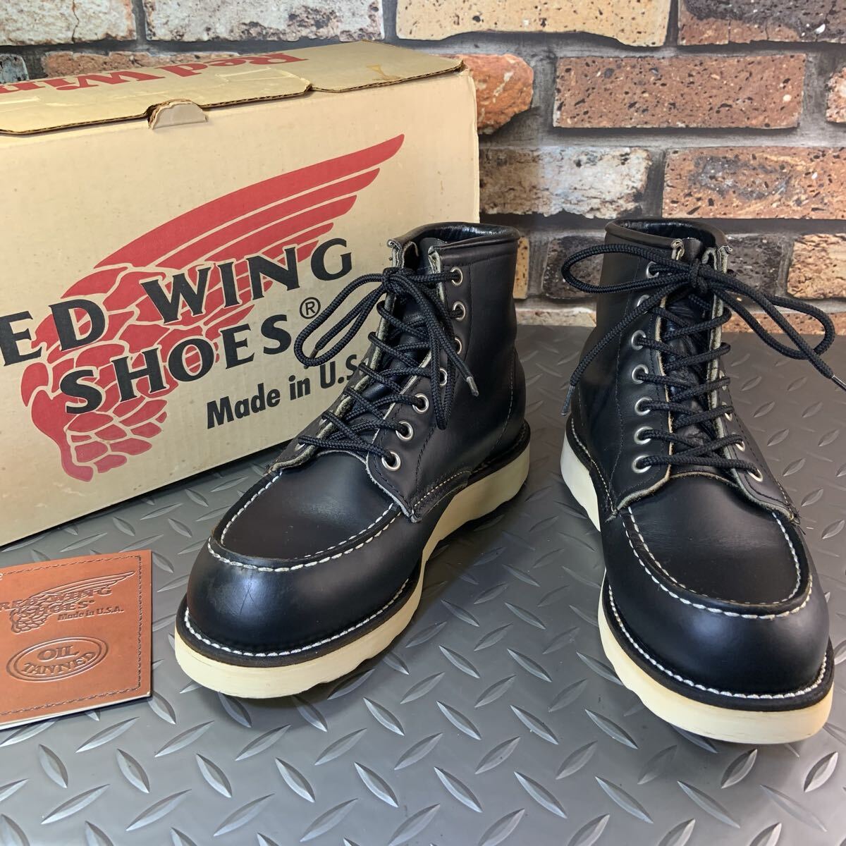 ☆REDWING　8179　四角犬　1998年製　US4.5E　JP22.5㎝　VINTAGE　レッドウイング　アメリカ製　(26C18-8179)