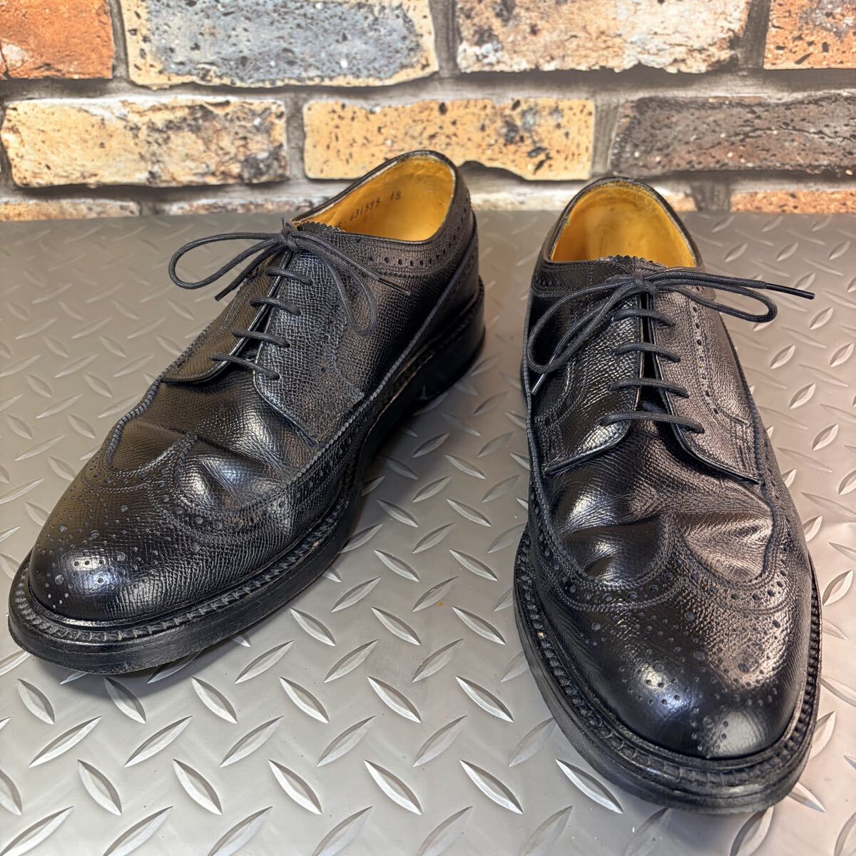 ☆FLORSHEIM　92604　Imperial Quality　KENMOOR　ED年製　VINTAGE　US7.5EEE　フローシャイム　ケンムーア　アメリカ製　 (26D9-FLO)