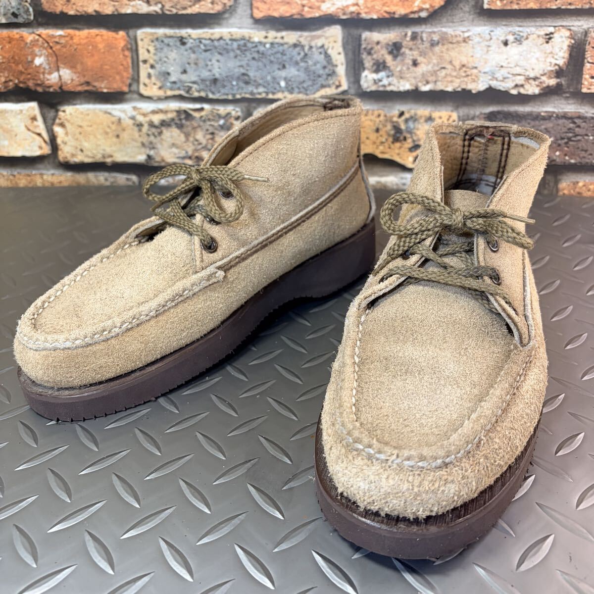 ☆ラッセルモカシン　SPORTING CRAYS CHUKKA 　ソール新品交換済み　US6E　JP24cm　Russell Moccasin　アメリカ製　 (26B18-RUSS)