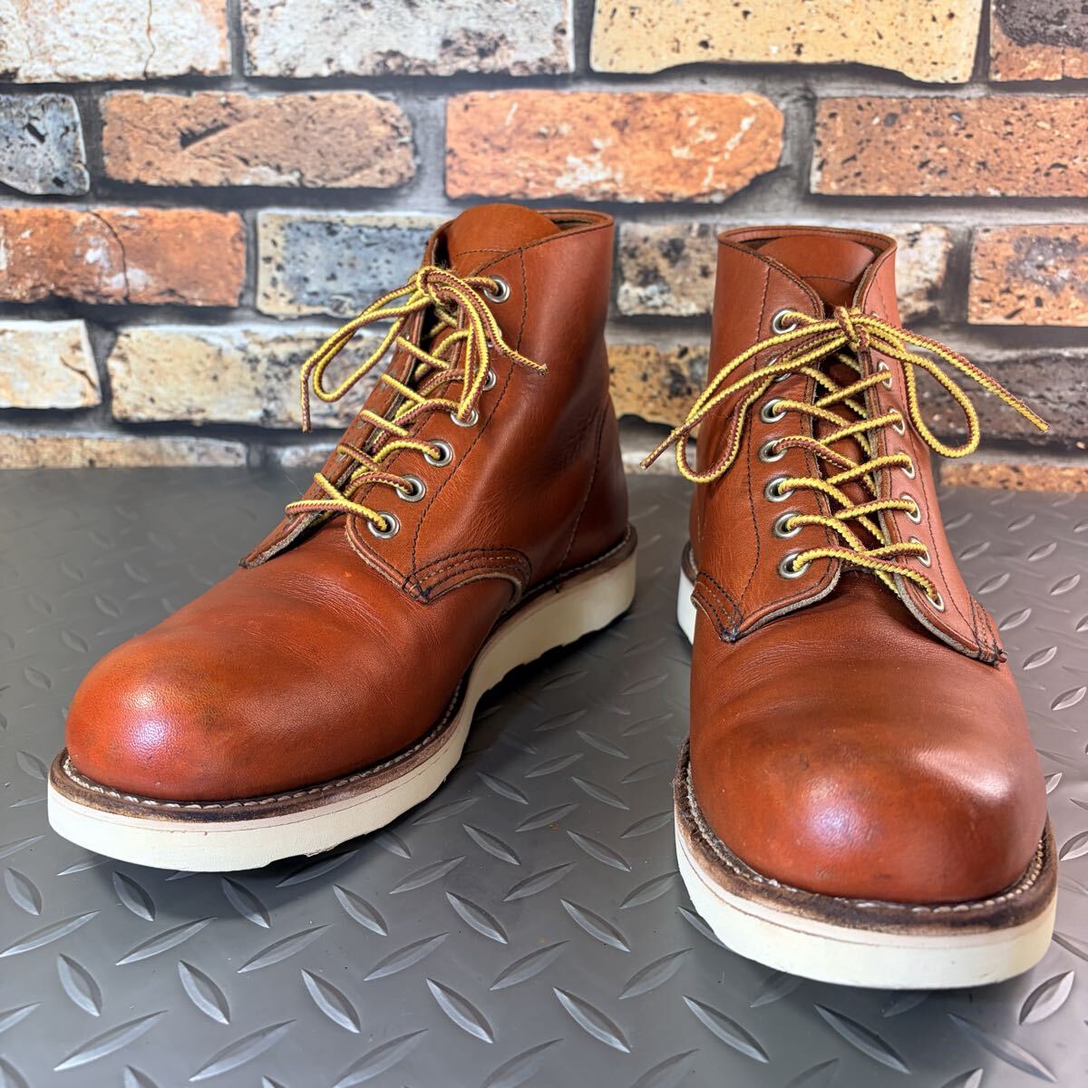 ☆REDWING 　8166 　ワークブーツ　2011年製　US8D　JP26㎝　レッドウイング　アメリカ製　(26C25-8166)