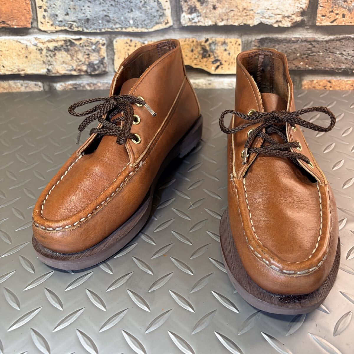 ☆Russell Moccasin 　スポーティングクレイチャッカ　US6E　JP24㎝ 　ラッセルモカシン　Chukka　アメリカ製　(26B12-RUSS）