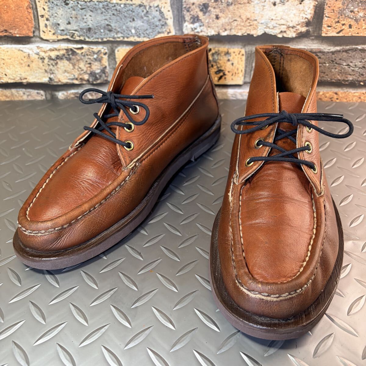 ☆Russell Moccasin　スポーティングクレイチャッカ　US9E　JP27㎝ 　ラッセルモカシン　Chukka 　アメリカ製　(26C3-RUSS）