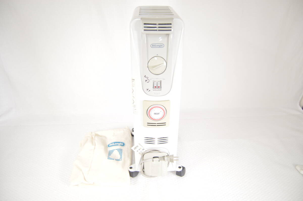 DeLonghi デロンギ 061221ECH オイルヒーター 1200W 3～8畳 本体カバー・取説付 KT0003