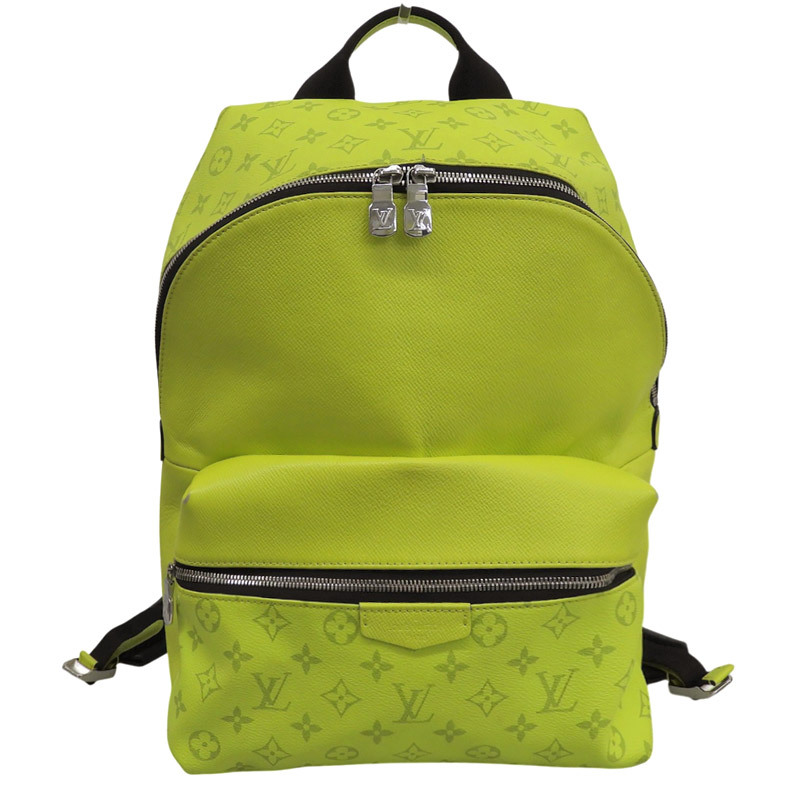 ルイヴィトン LOUIS VUITTON タイガラマ ディスカバリー バックパック リュックサック イエロー M30228 中古 新入荷 LV2085