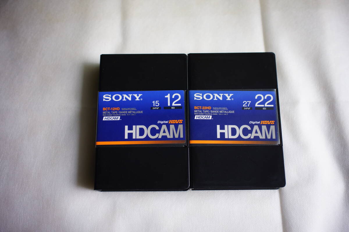★SONY★HDCAMテープ★BCT-12HDx1巻★BCT-22HDx1巻★新品未使用★