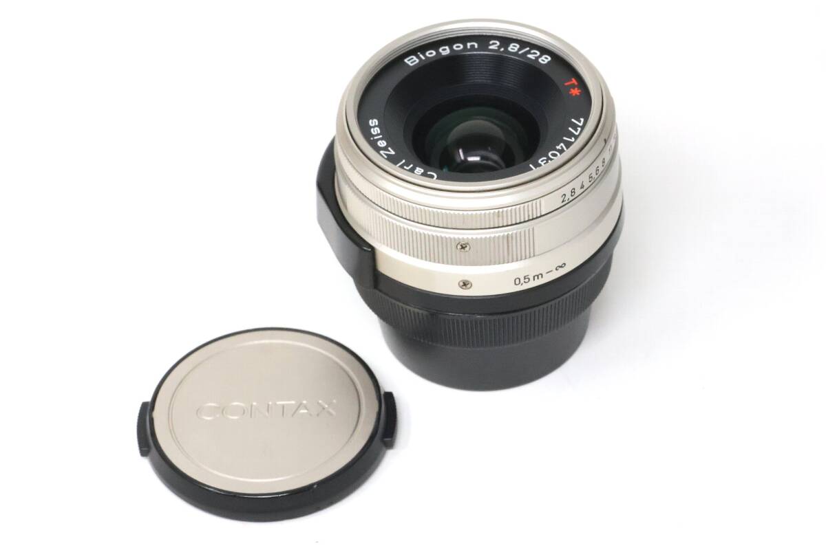 CONTAX コンタックス Biogon 28mm f2.8 G用 レンズ / Carl zeiss ビオゴン コンタックス 動作確認済