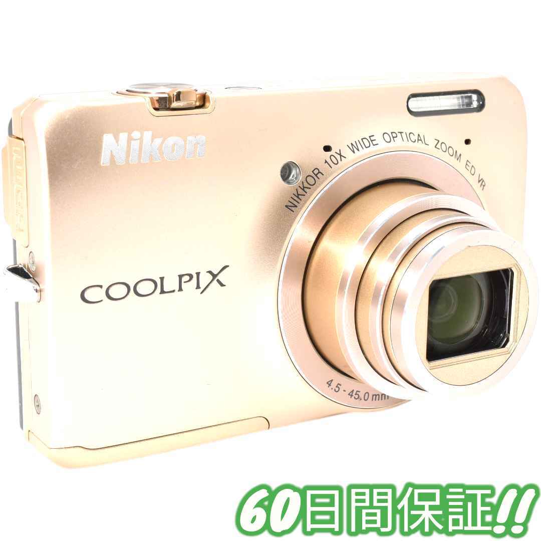 美品 Nikon COOLPIX S6300 ゴールド スマホ転送 #0072
