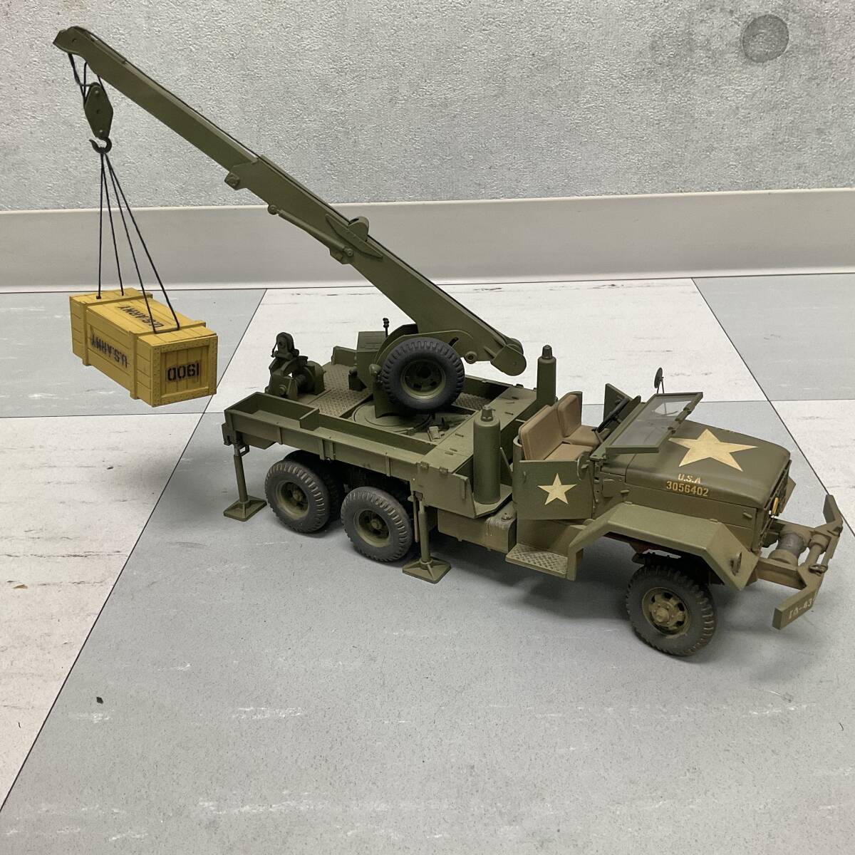 1955年製 レンウォール 1/32 ミリタリー レッカートラック 完成品 /レベル