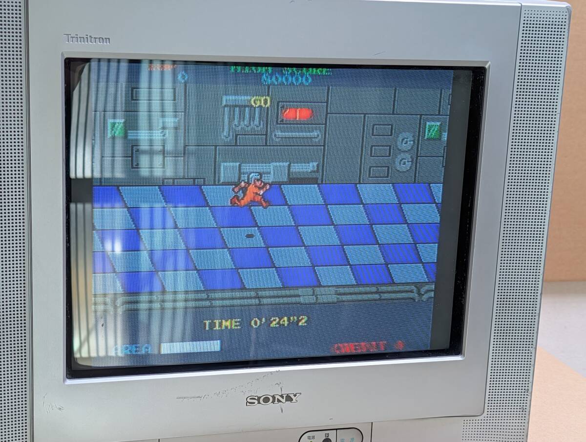 SONY トリニトロン Trinitronブラウン管テレビ 14型 KV-14DA75 04年製 中古動作品 AVマルチ入力有(RGB) D端子有 PS1/2やレトロゲーム等に