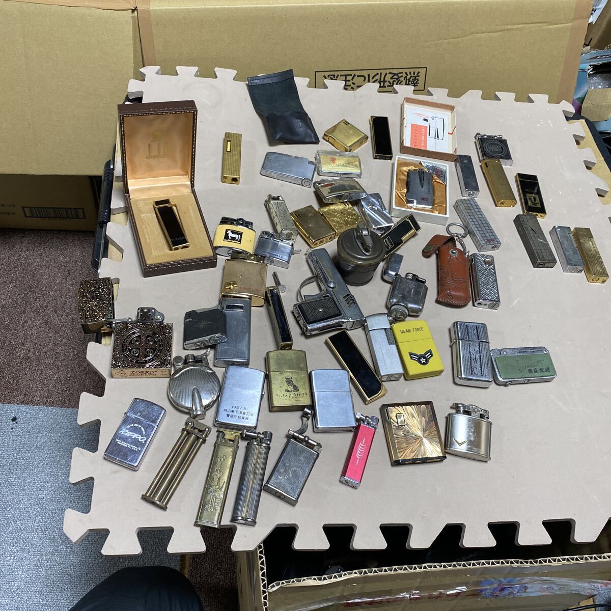 zippo/ronson /crown/maran/prince/hadson/...49点　セット未確認現状品