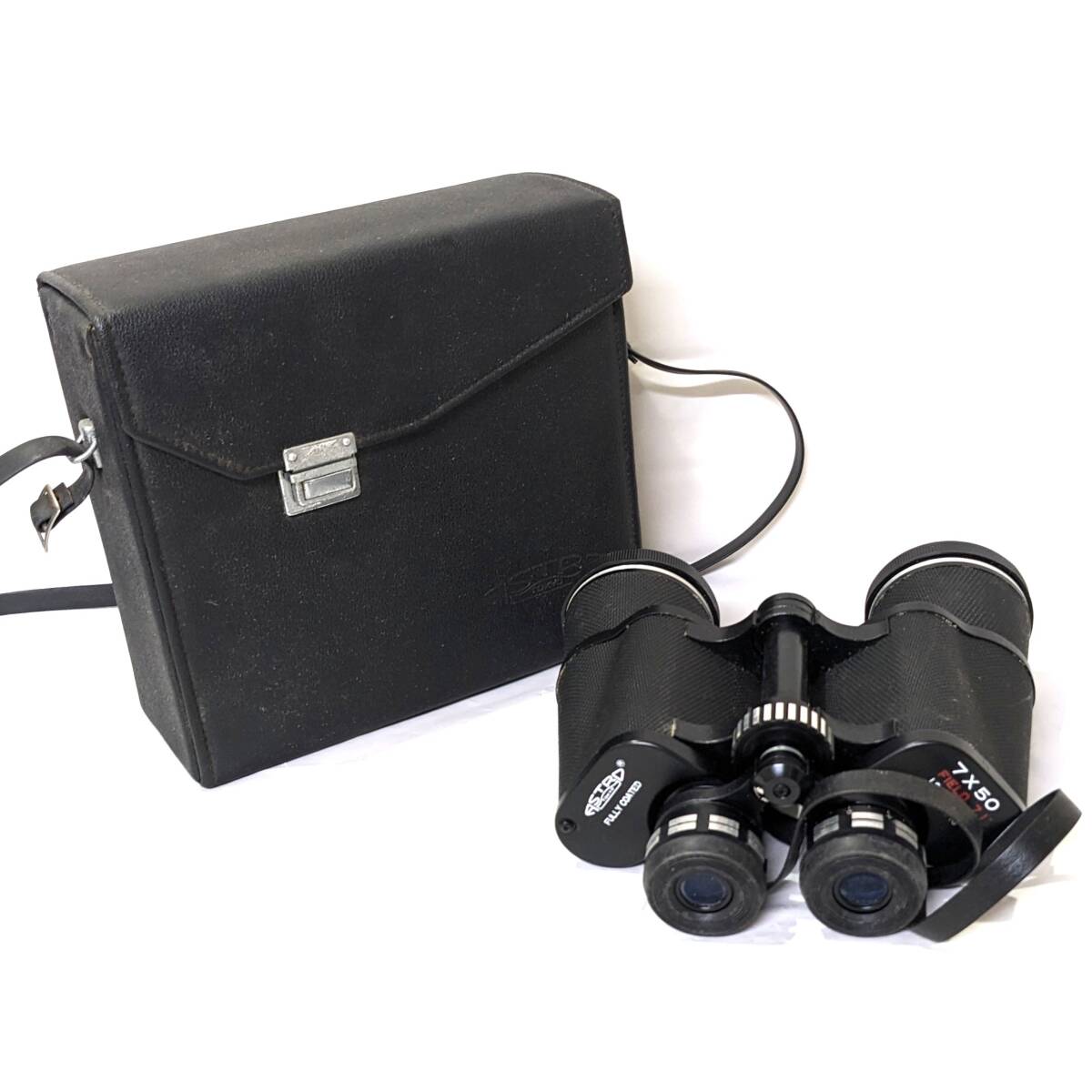 【8791】ASTRO TOKYO アストロ光学 7×50 FIELD 7.1° 124m/1000m 双眼鏡 ブランド 56748 ブラック系 ヴィンテージ コレクション ケース付