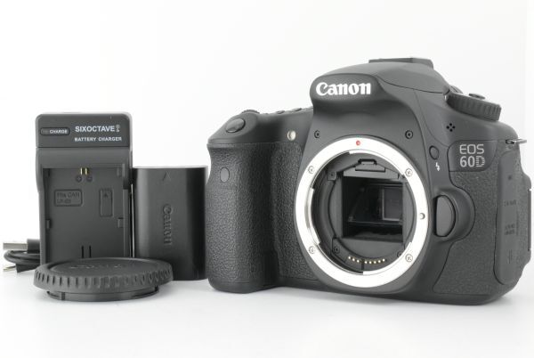 【美品】シャッターカウント2805回 Canon EOS 60D 18.0 MP Digital SLR Camera キャノン デジタル一眼レフカメラ ボディ(EF-TN-JP2123)