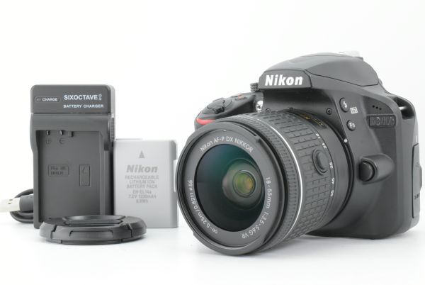 【美品】シャッターカウント 4613回 Nikon D3400 24.2MP DSLR Camera w/ AF-P 18-55mm G ニコン デジタル一眼レフカメラ (EF-TN-JP2126)