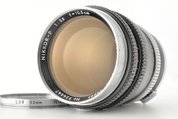 【美品】Nippon Kogaku Nikkor P 10.5cm f/2.5 Lens Nikon S mount 日本工学 レンズ Sマウント (EF-TN-JP1591)