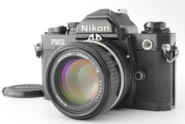 Nikon FM2 SLR 35mm Film Camera Ai-s 50mm F/1.4 Lens ニコン フィルム一眼レフカメラ ボディ レンズ (EF-TN-JP1940)