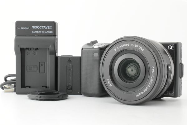 【英語版 シャッターカウント2778回】Sony Nex-5 Black 16-50mm 3.5-5.6 ソニー ミラーレス一眼レフカメラ ブラック レンズ (EF-TN-JP2052)