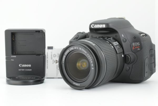【美品】シャッターカウント674回 Canon EOS Kiss X5 EF-S 18-55mm IS II Lens キャノン デジタル一眼レフカメラ レンズ (EF-TN-JP2236)