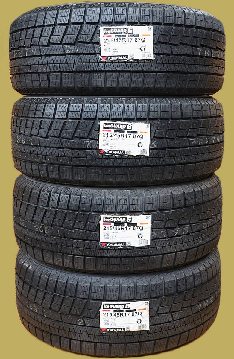 4本セット 215/45R17 87Q 2023年製造 / ヨコハマ iG60 アイスガード 国産 スタッドレス / 4本価格
