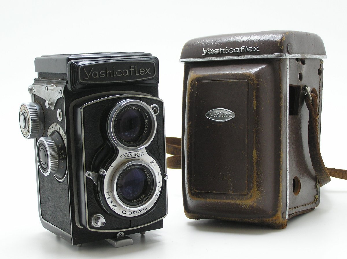 ★ハローカメラ★1224 ヤシカフレックス YashicaFlex【80mm：3.5】ｂ.868525 【要清掃：要修理】動作品 ジャンク 即決有り 1円スタート