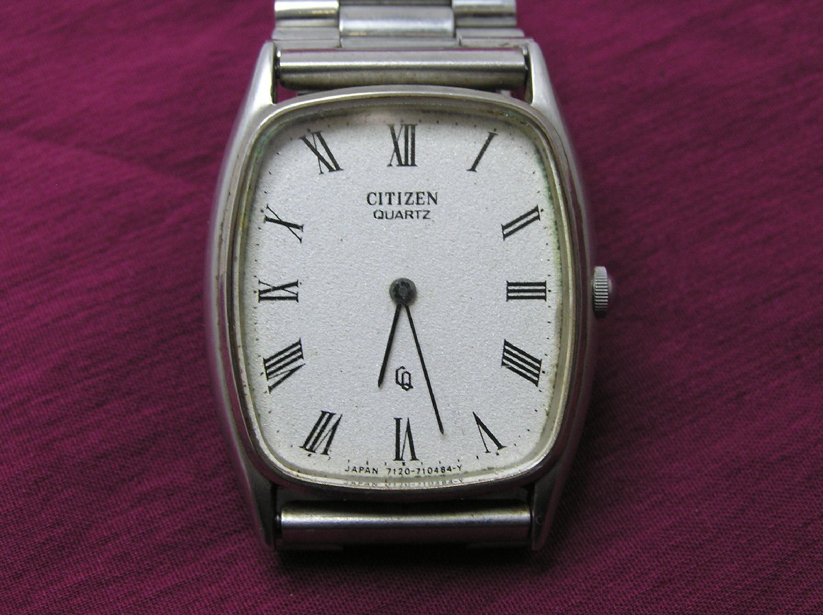 1円スタート★ハローカメラ★ 1460 シチズン Citizen クォーツ メンズ 腕時計 ジャンク 要修理 7120‐710484 即決あり