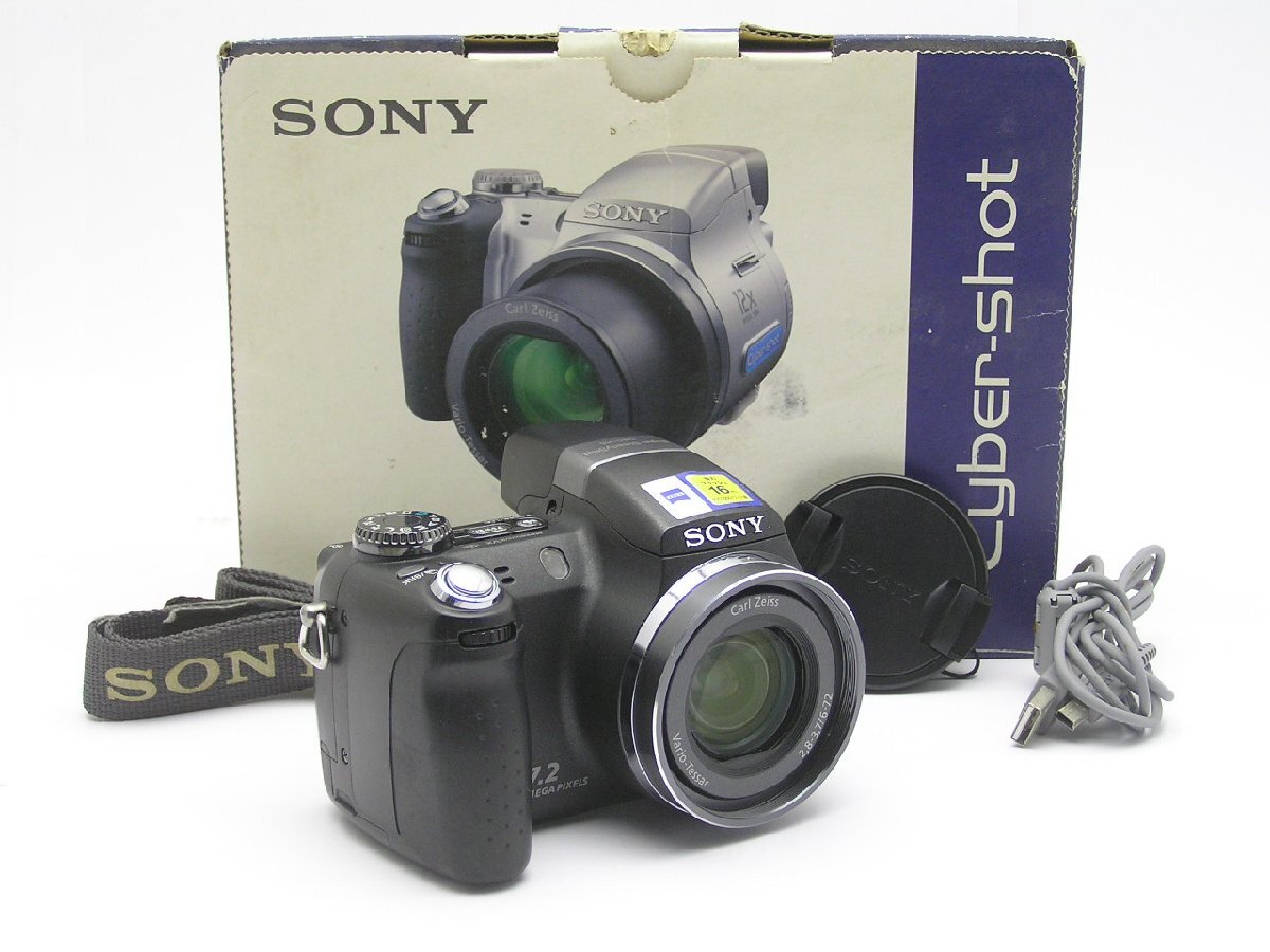 1円★ハローカメラ★1222 ソニー SONY Cyber-shot DSC-H5 No.3020903 単三電池.メモリースティック仕様 箱付● 動作品 即決あり