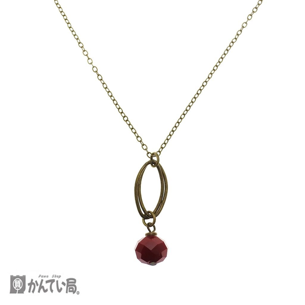 レディース ネックレス 全長：約50ｃｍ 婦人 アクセサリー シンプル 小物 ペンダント クリックポスト発送