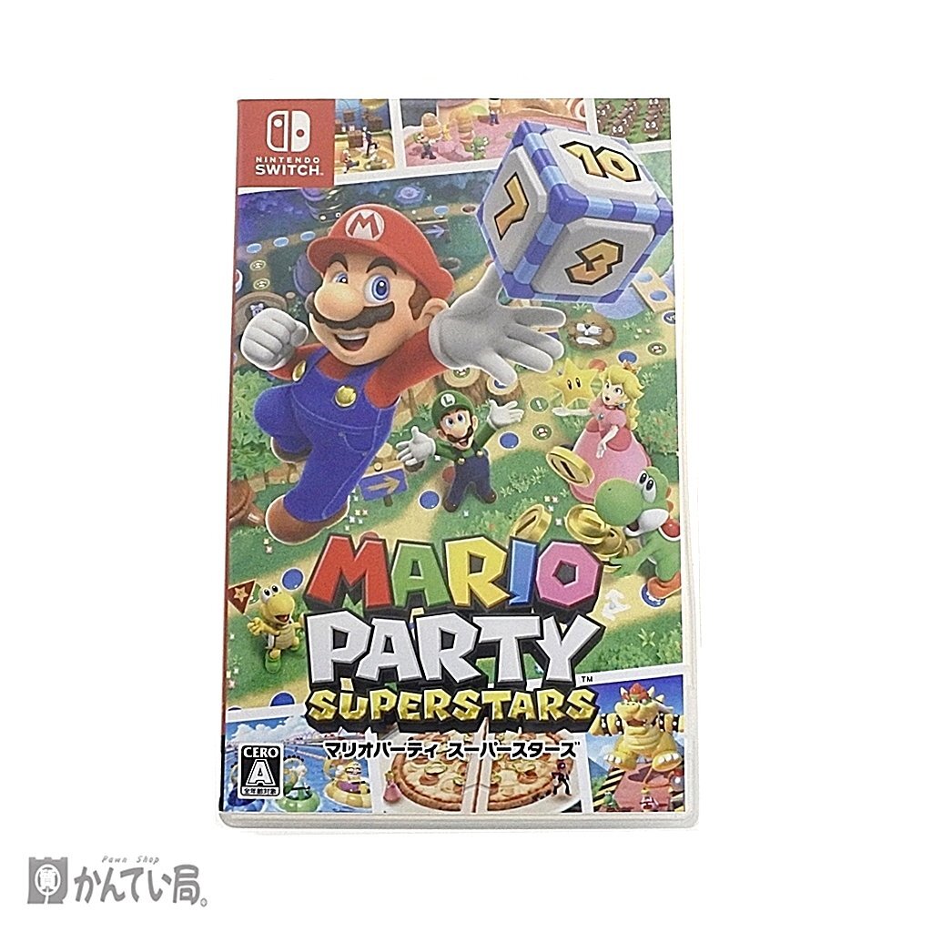 任天堂 NINTENDO MAEIO PARTY マリオパーティ スーパースターズ Switch ソフト ゲーム ケース有 中古品 簡易動作確認済 現状販売品