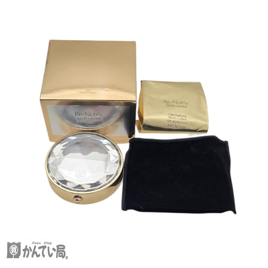 訳アリ 未使用 保管品 ESTEE LAUDER Re-Nutriv クッションファンデーション 2C0 VANILLA コスメ レフィル付き SPF40 /PA++++
