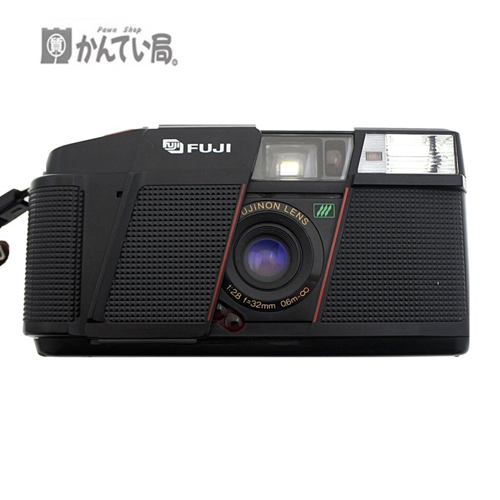 ジャンク品 動作未確認 富士 フィルム コンパクト カメラ FUJI ＤＬ-200 Ⅱ ＤＡＴＥ ブラック 1:2.8 f＝32mm 0.6m-∞ 1984年 レトロ 中古