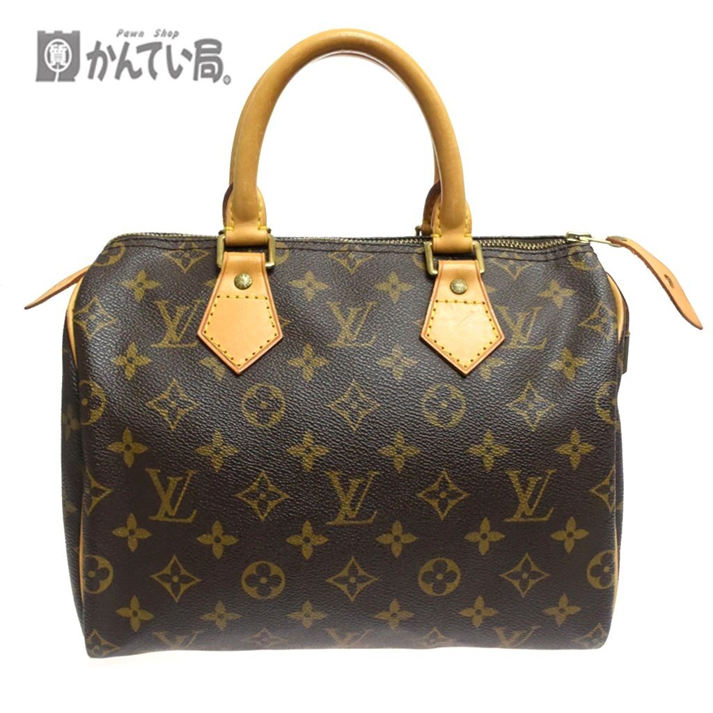 LOUIS VUITTON ルイ・ヴィトン M41528 モノグラム スピーディー25 ハンドバッグ ミニボストン マチあり ファスナー式 レディース