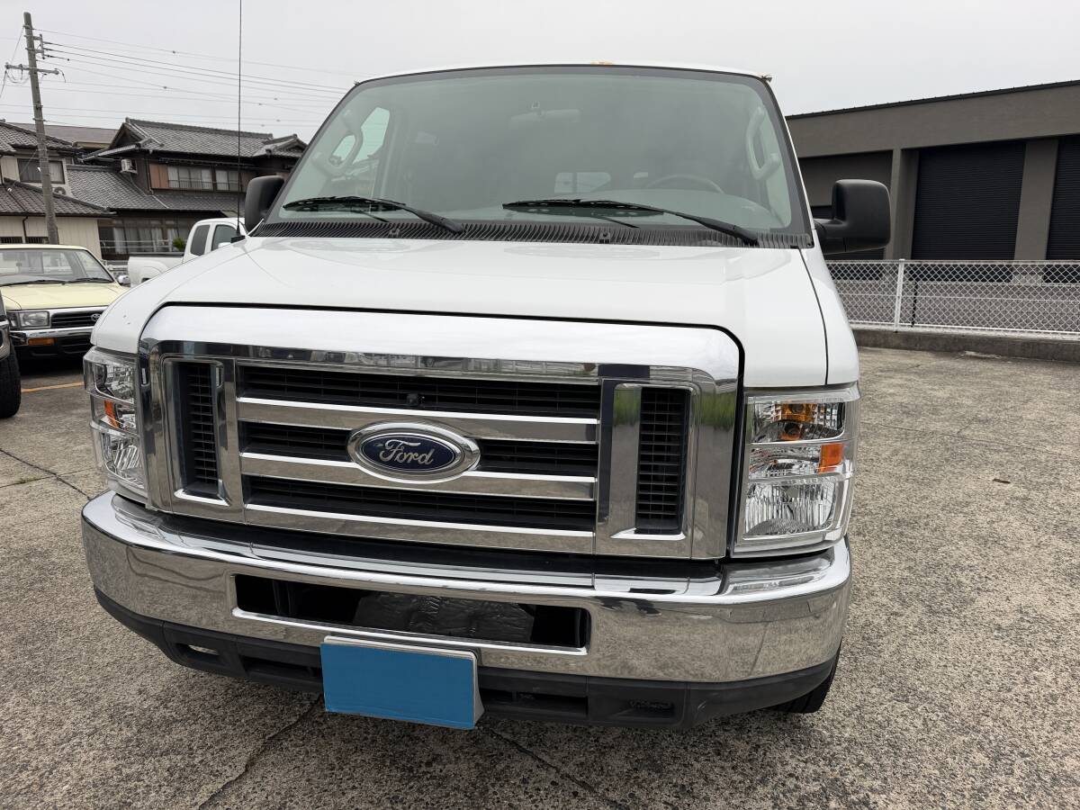 2008年　E150 エコノライン 8人乗り V8-4600 実走行29000マイル　ETC付き　売り切り出品