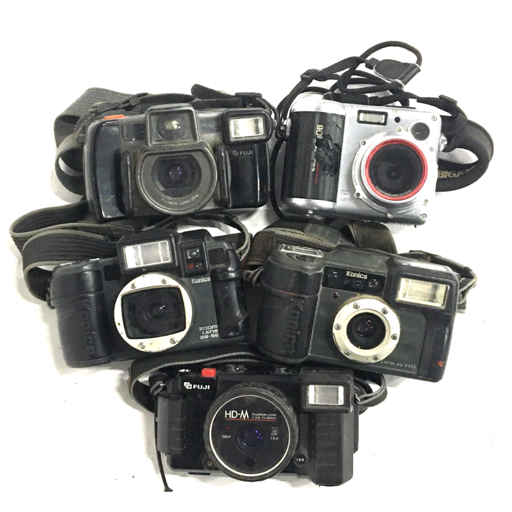 1円 フジ HD-M WOEK RECORD BIGJOB コニカ 現場監督 ズーム 現場監督 HG 現場カメラ 5点 まとめセット拍卖