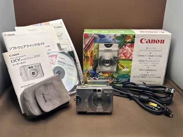 Canon/キヤノン/IXY DIGITAL 200/デジカメ/デジタルカメラ/コンパクトカメラ/YCH2604041