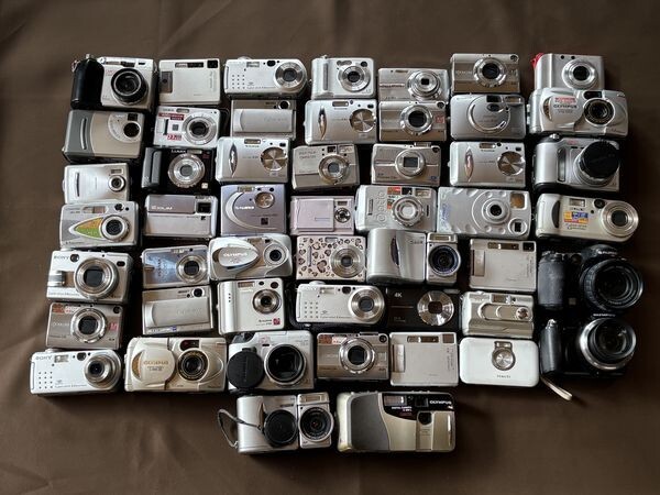 1円～/OLYMPUS//KONICA/PENTAX/SONY/FUJIFILM/CASIO/50点/まとめ/中古/大量/ジャンク /デジカメ/デジタルカメラ/GJ25_20