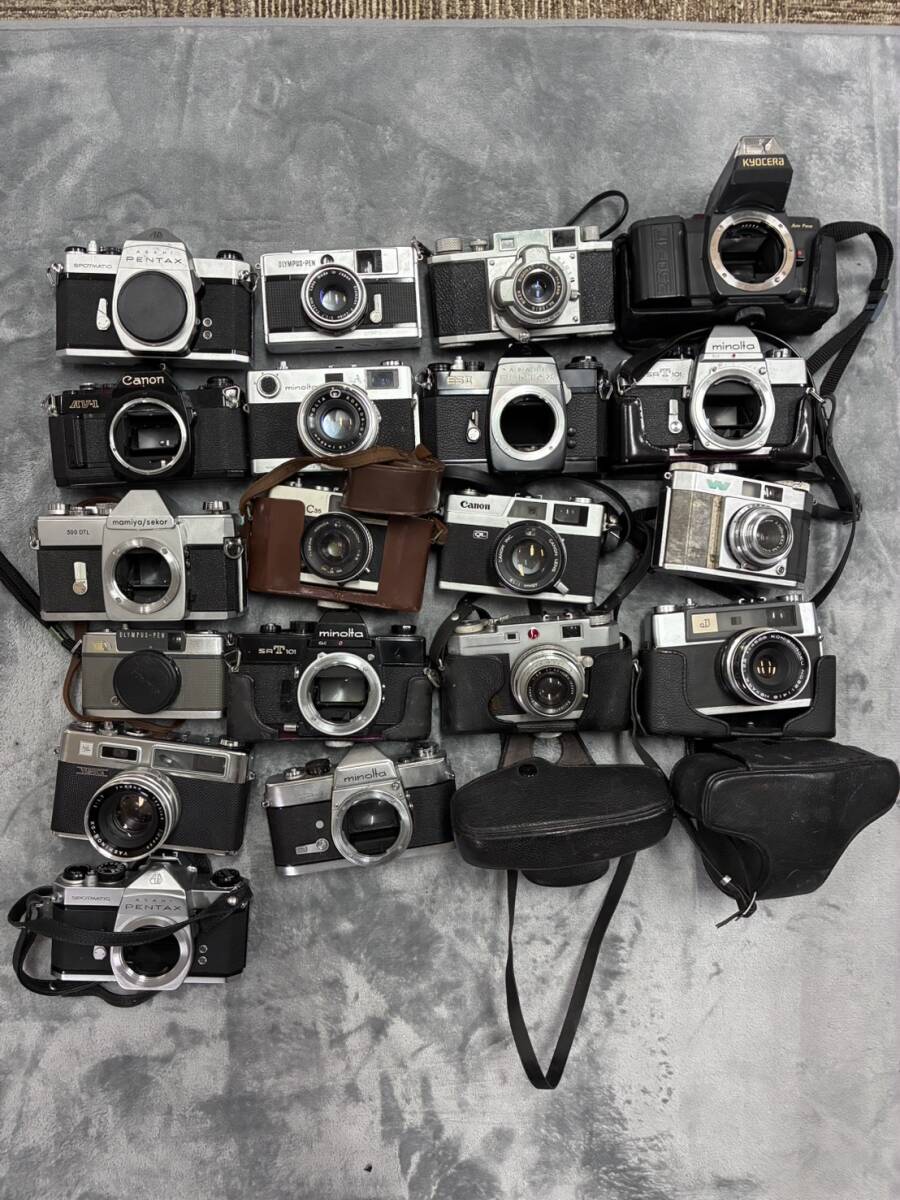 ジャンク まとめて 大量 色々 たくさん レンジファインダー 鉄製カメラ他 19点ほど #J260402-2