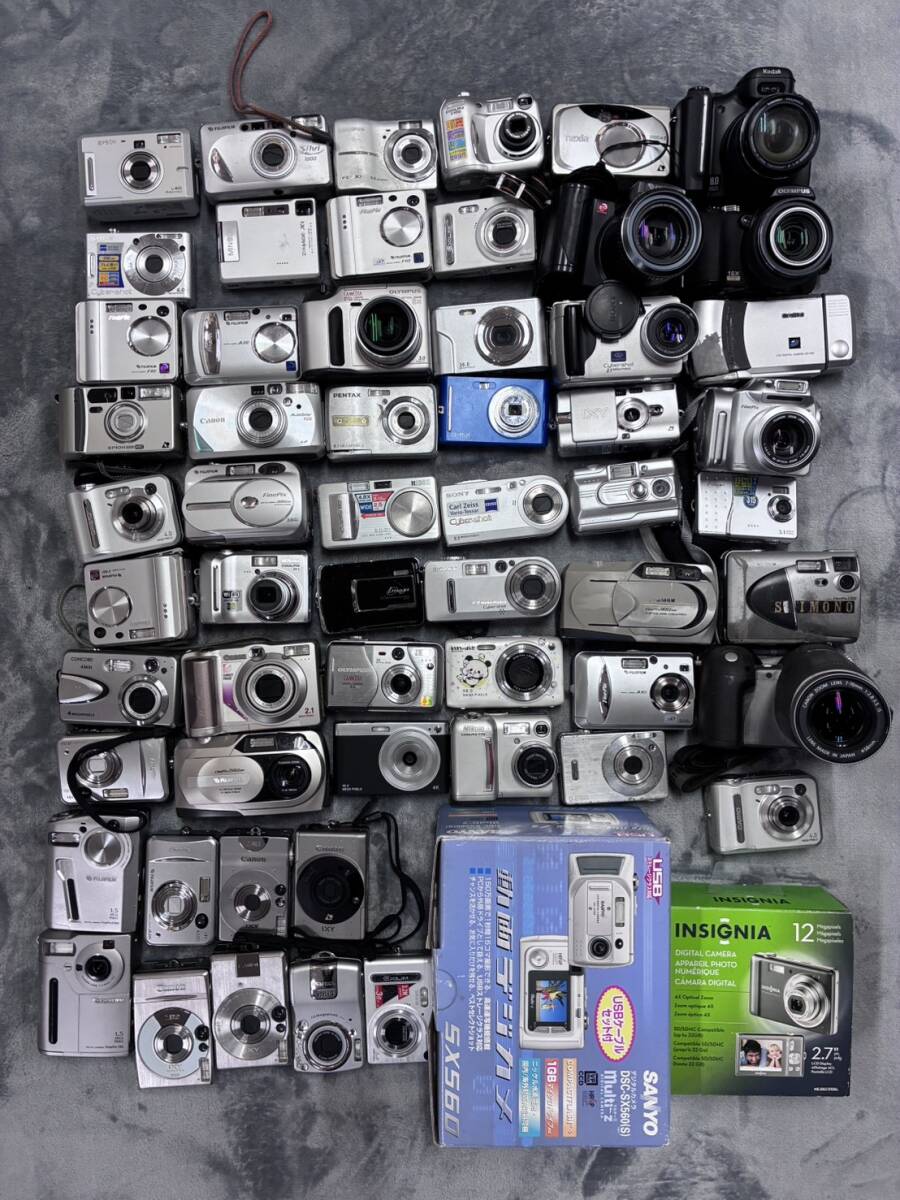 ジャンク まとめて 大量 色々 たくさん コンデジ 59点ほど #J260402-3