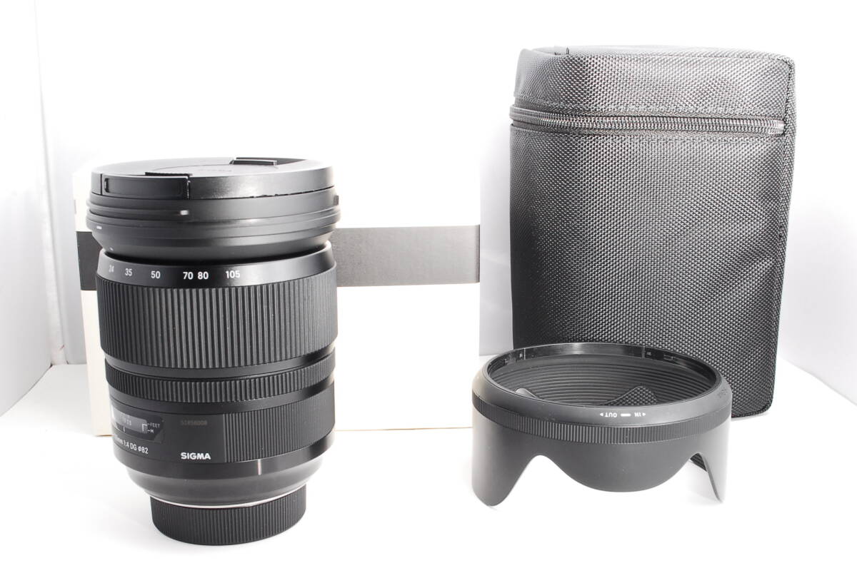 〓外観綺麗　フード付〓シグマ SIGMA 24-105mm F4 DG OS HSM Art ニコン用