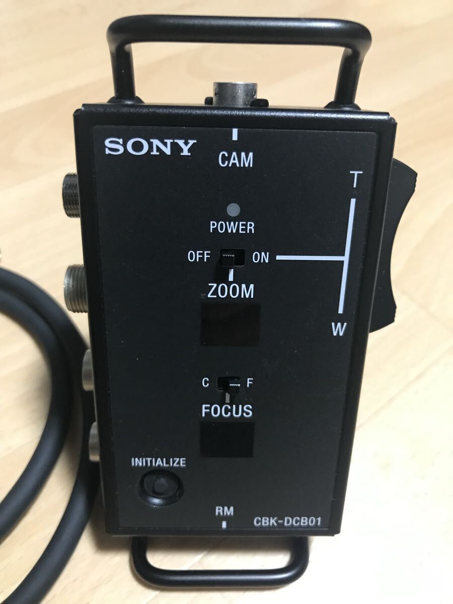 SONY CBK-DCB01 デマンドコンバーターボックス F55/F5 対応 ズーム・フォーカス遠隔操作 SCL-Z18X140対応 Fujinonデマンド接続可 中古美品