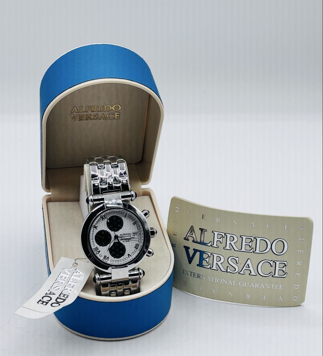【AC-43】 ALFREDO　VERSACE　アルフレッド　ヴェルサーチ　腕時計　V414CH　未使用　現状品