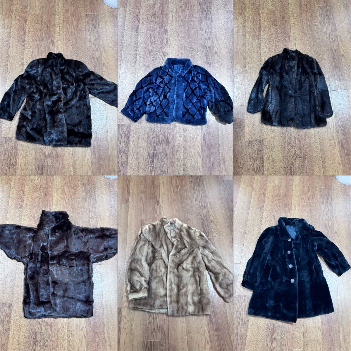 【AC-53】 毛皮　おまとめ6着　SAGA MINK　サガ ミンク　Rambulton　アメリカン レジェンド 　コート　ミンク　現状品