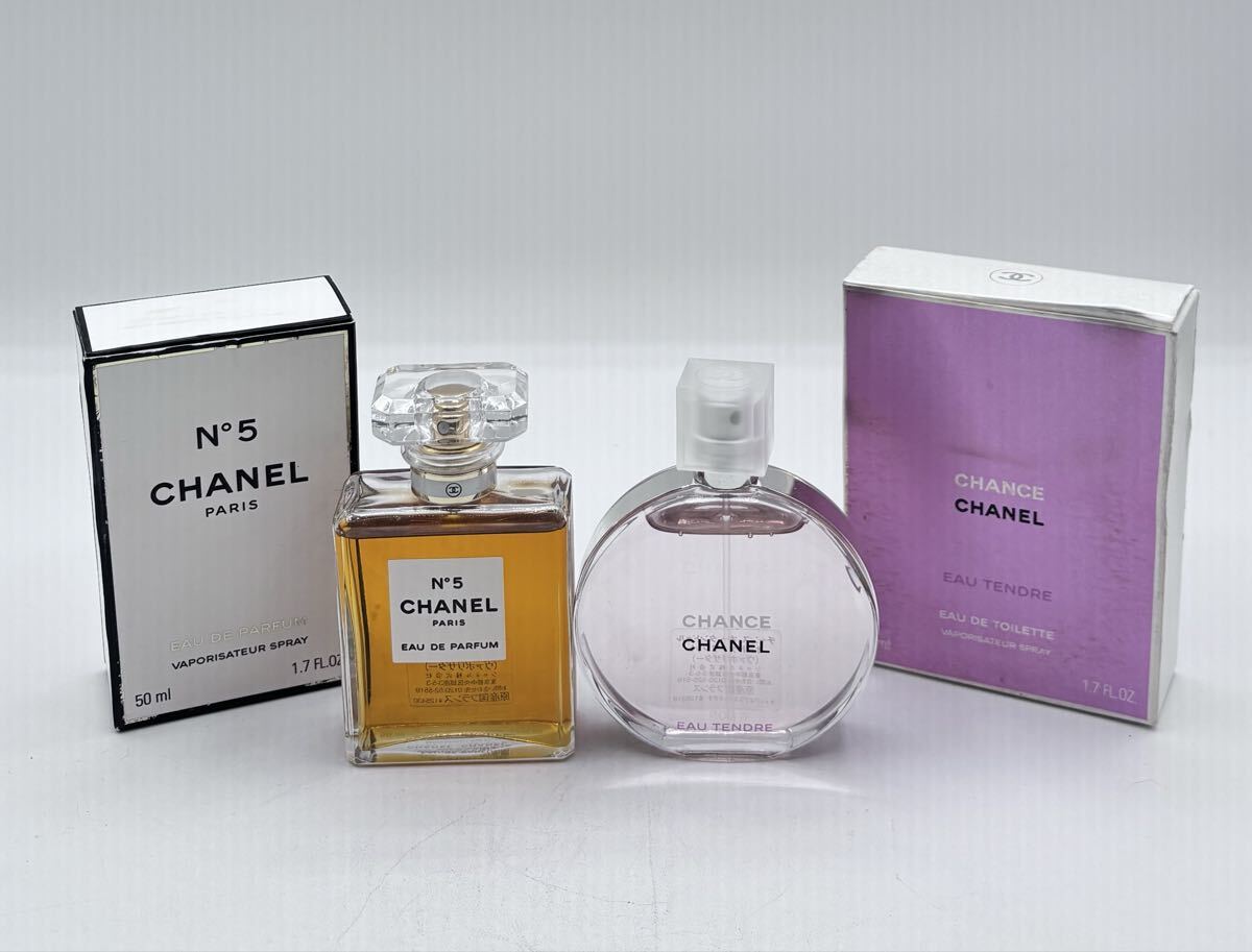 【AT-65】 CHANEL CHANCE　オータンドゥル　オードゥ トワレット　シャネル　NO5　オードゥ パルファム　現状品